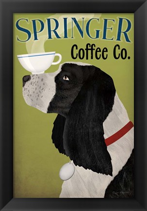 Framed Springer Coffee Co Print