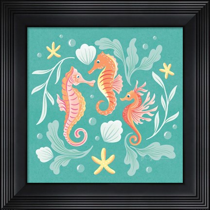 Framed Under the Sea V Print
