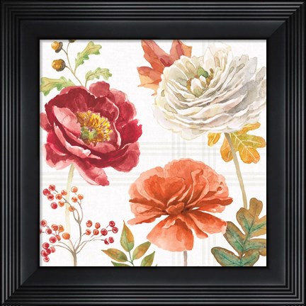 Framed Wooded Harvest IX Print