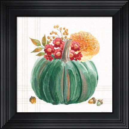 Framed Wooded Harvest X Print