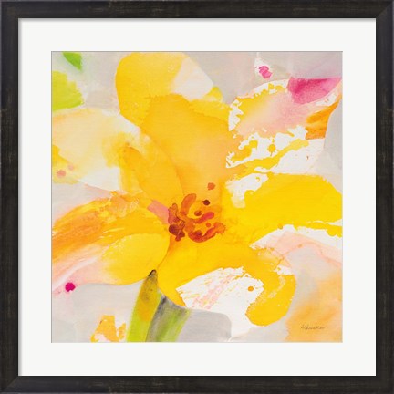 Framed Bright Tulips III Print