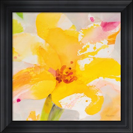 Framed Bright Tulips III Print