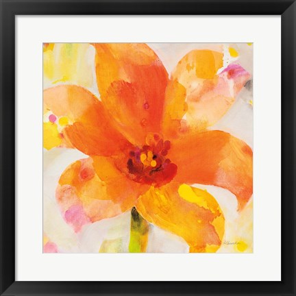 Framed Bright Tulips II Print