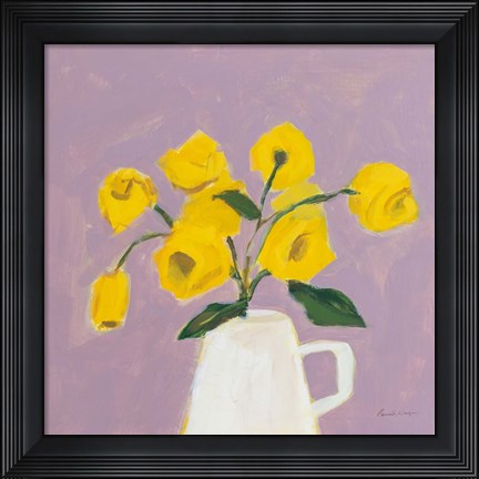 Framed Sweet Yellow Print