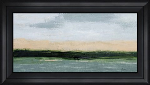 Framed Sea Green Print