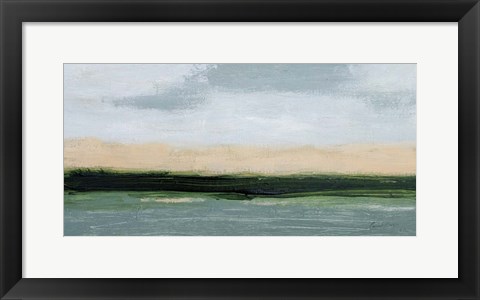 Framed Sea Green Print