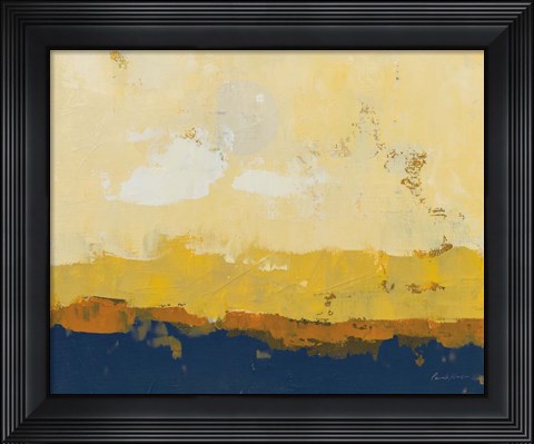 Framed Golden Hour Navy Print