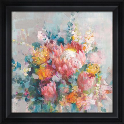 Framed Protea Bouquet Print