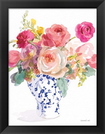 Framed Sunday Bouquet II Print