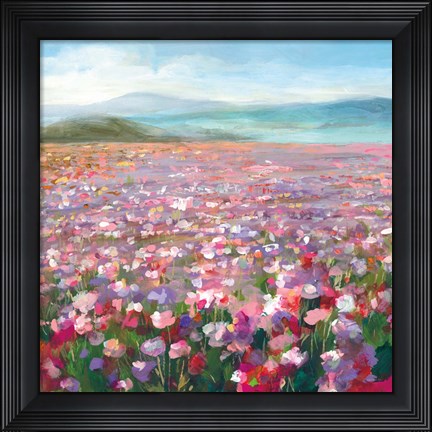 Framed Headland Wildflowers Print