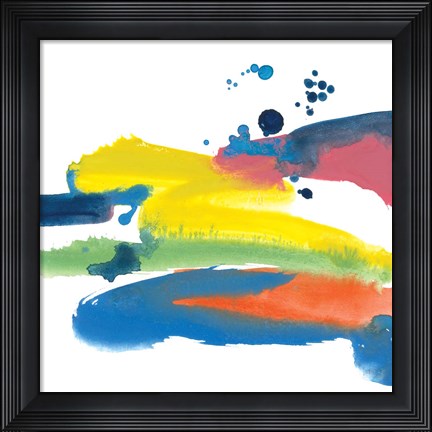 Framed Jewel Abstraction IV Print