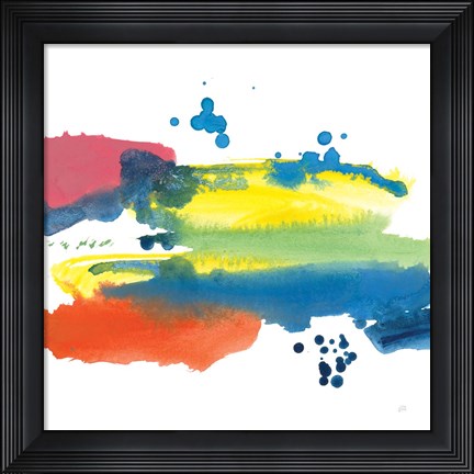 Framed Jewel Abstraction III Print