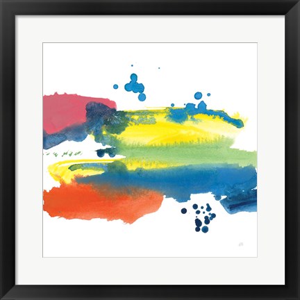 Framed Jewel Abstraction III Print