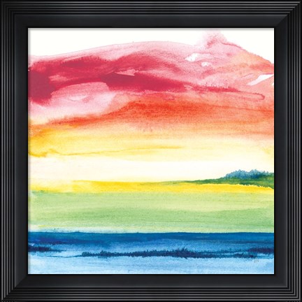 Framed Jewel Waterway VI Print