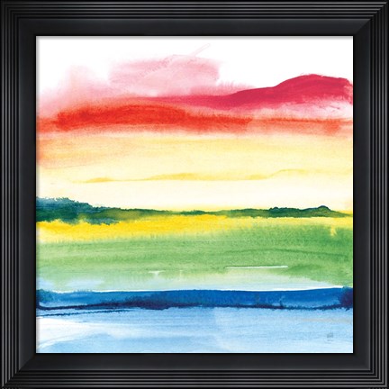 Framed Jewel Waterway V Print