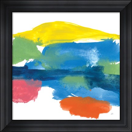 Framed Jewel Abstraction II Print
