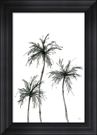 Framed Shadow Palms I Print