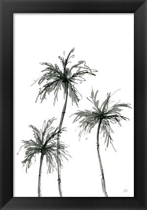 Framed Shadow Palms I Print