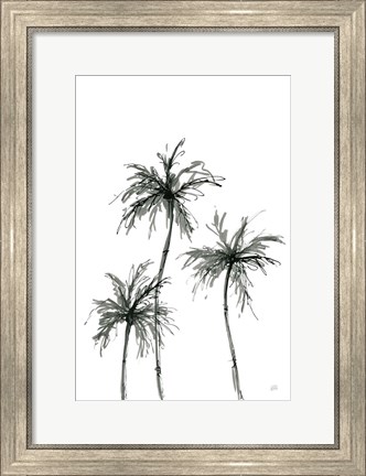 Framed Shadow Palms I Print