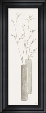 Framed Neutral Grass Print