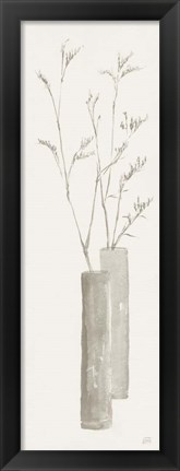 Framed Neutral Grass Print