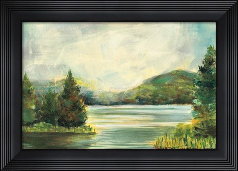 Framed Silver Lake Light Crop Print