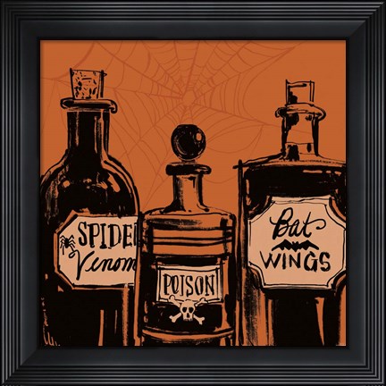 Framed Haunted IX Print