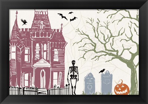 Framed Haunted I Color Print