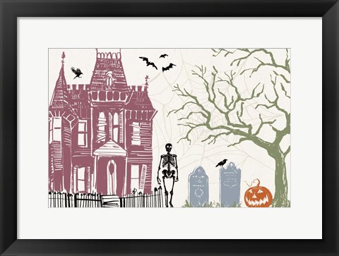 Framed Haunted I Color Print