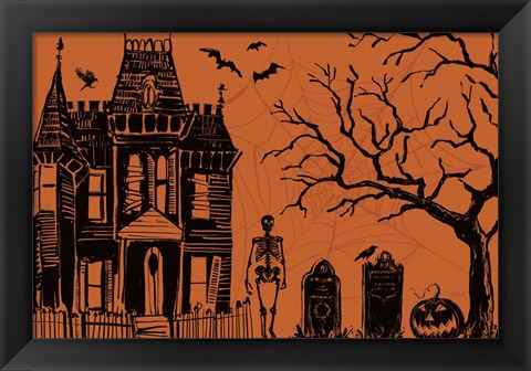 Framed Haunted I Print