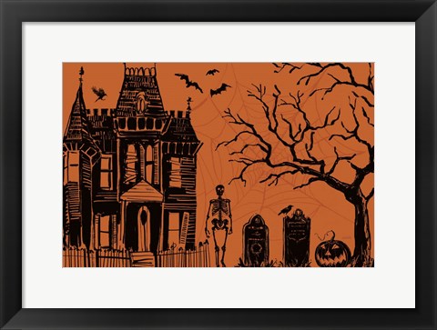 Framed Haunted I Print