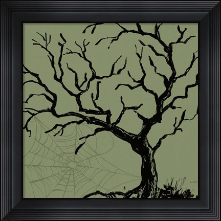 Framed Haunted V Print