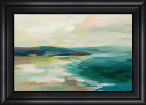 Framed Pastel Lake Print