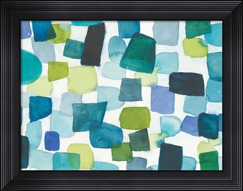 Framed Toggle Blocks Print