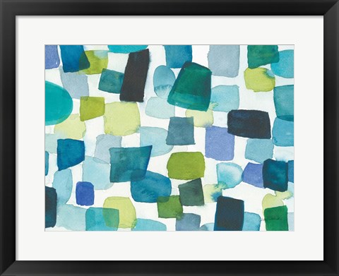 Framed Toggle Blocks Print