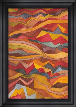 Framed Painted Desert I Print