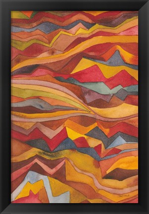 Framed Painted Desert I Print