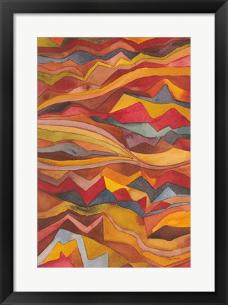 Framed Painted Desert I Print