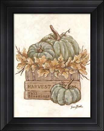 Framed Harvest Your Blessings Print
