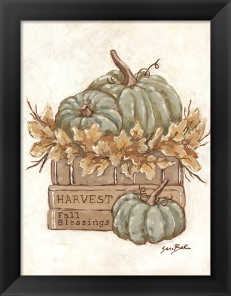 Framed Harvest Your Blessings Print