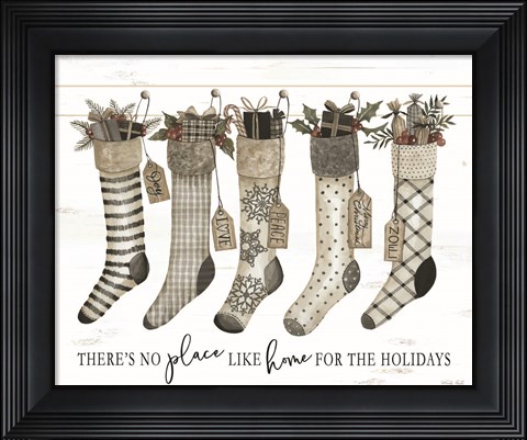 Framed There&#39;s No Place Like Home Print