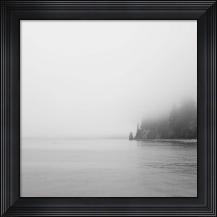 Framed Foggy Coast 2 Print