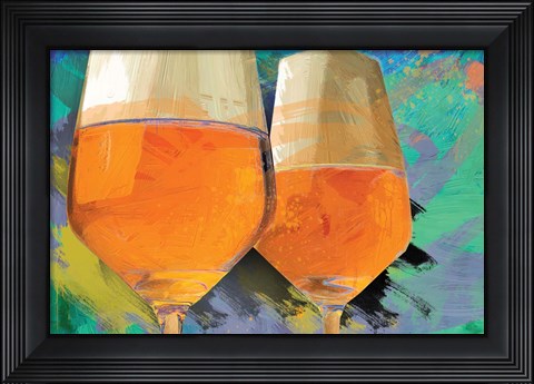 Framed Southbrook Orange Print