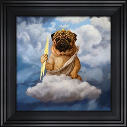 Framed Zeus&#39;s Bitch Print