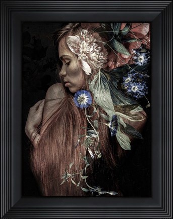 Framed Botanical Woman No. 1 Print