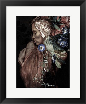 Framed Botanical Woman No. 1 Print