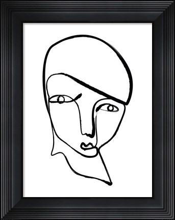 Framed Silhouette II Print