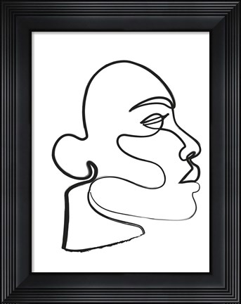 Framed Silhouette III Print