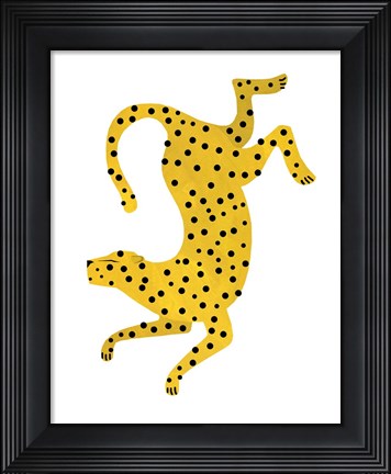 Framed Dotted Cheetah Print