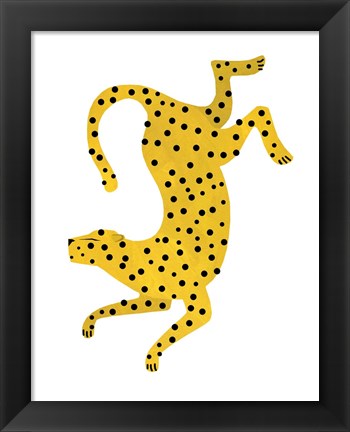 Framed Dotted Cheetah Print